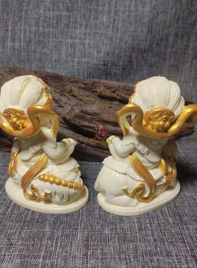 文殊普贤菩萨象牙果保平安中式