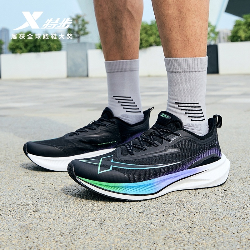 特步两千公里二代丨跑鞋男体测跑步鞋情侣训练运动鞋2000公里2代