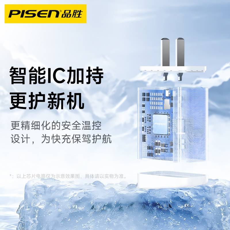 品胜充电器头20W/30W氮化镓适用华为苹果15快充头iPhone15pro14max手机typec快充插头iPad平板充电头pd闪充13 - 图1