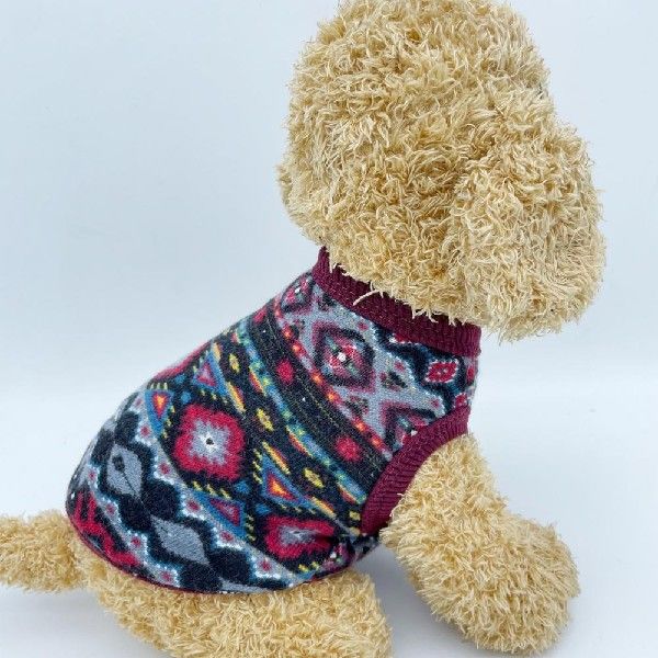 Polyester Good Small Dogs Cats Winter Warm Sweater - 图2