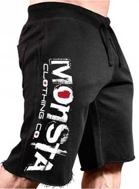 Men's Casual Cotton jogger Shorts Men Hip hop Sweatpants Mal