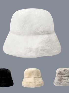 Women's Hat New 2021 Plush Fisherman Hats for Women