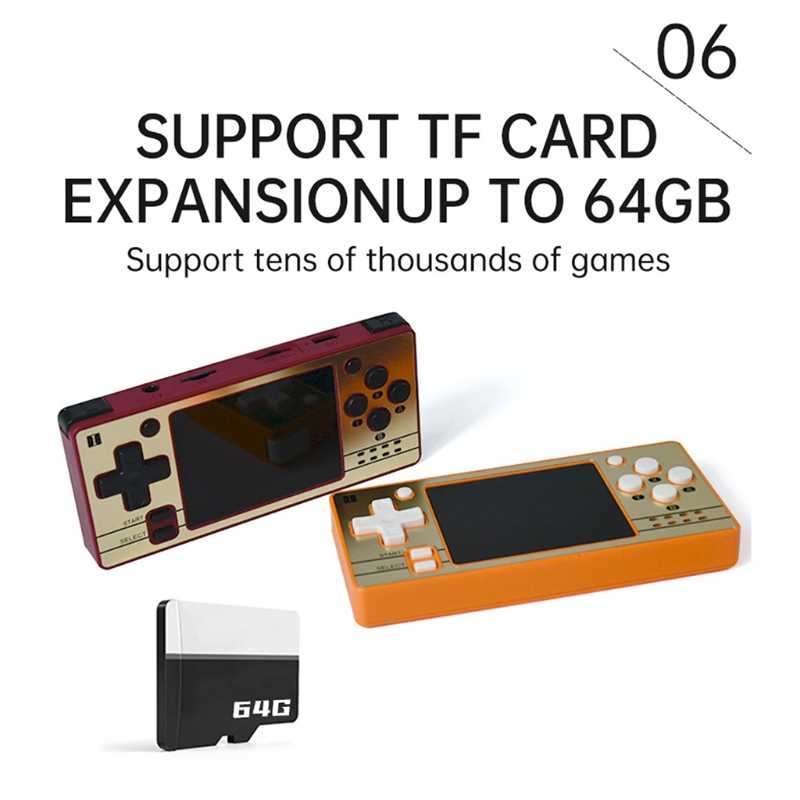 Q20 Handheld Game Console Portable Retro Video Game Player,B-图2