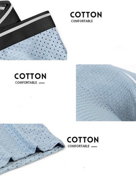 8pcs/Lot Men's Panties Ice silk Male Underpants Breathable s