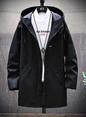 2022 Brand Windbreaker Jackets Men's Autumn Casual Long nch