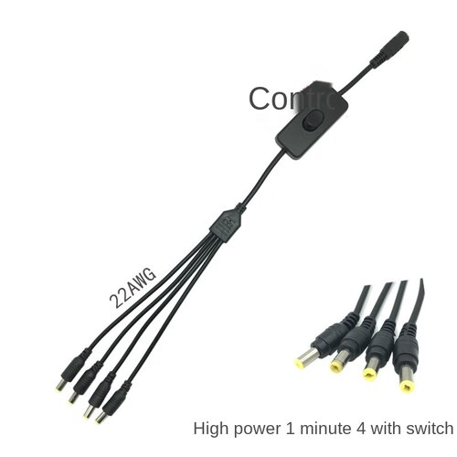 With Switch DC Power Cord 1 with 4 Control Switch DC Line Dc - 图3
