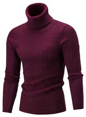 2022 Men's Turtleneck Sweater Fall/Winter Men's Turtleneck W