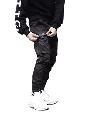 Men's Multi-pocket Casual Loose Cgo Pant Fashion Hem Pan
