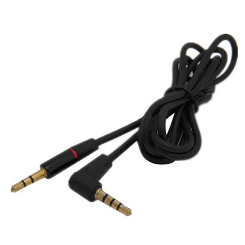 3.5MM Male To Male Car AUX Cord Studo Audo Extenson Bent - 图1