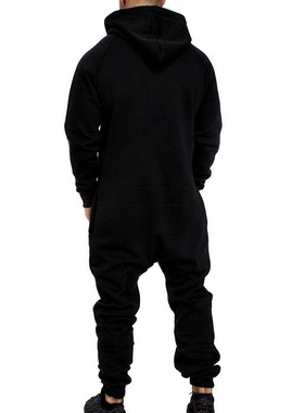2022 Men's Sets Men's Jumpsuit One Piece Men's Hooded Fleece