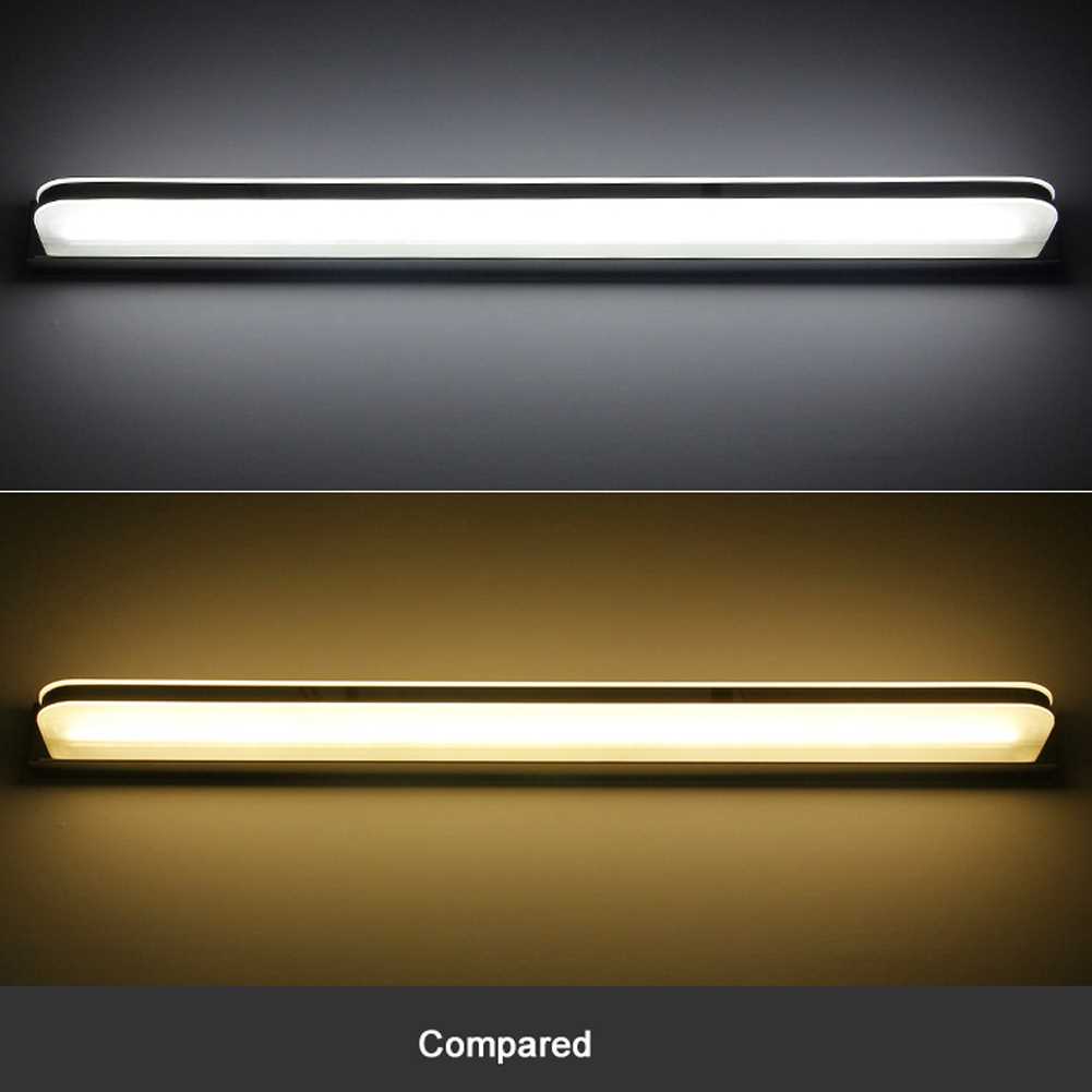 9W/12W/16W/24W Modern Bathroom Light Stainless Steel LED Fro - 图3