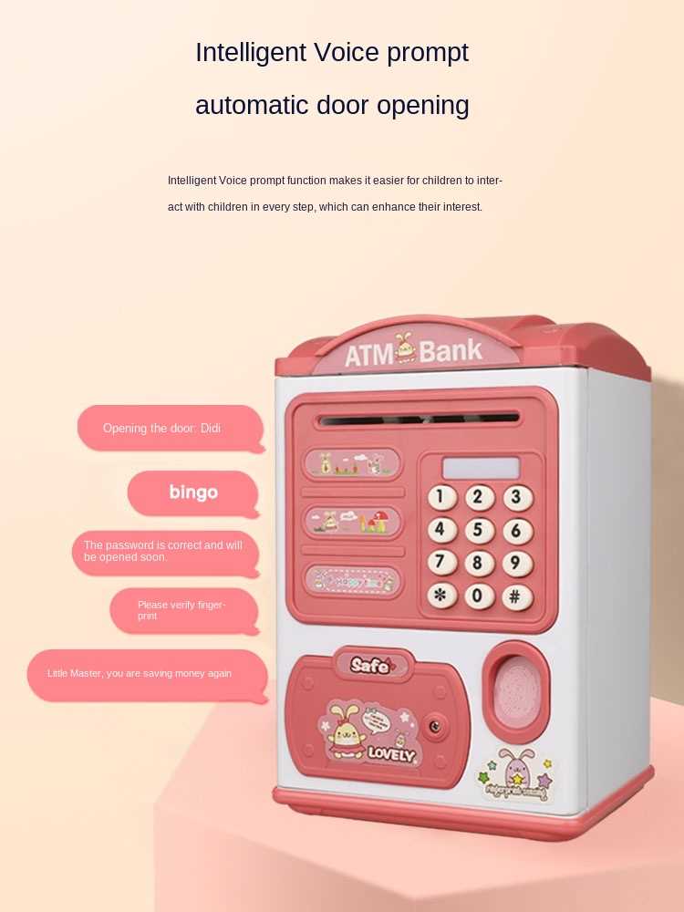 Children Piggy Bank Can Save Only-in-No-out Girls Douyin - 图1