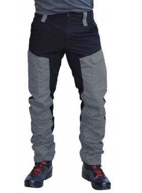 Men's new multi-pocket tooling pants trousers woven stitchin