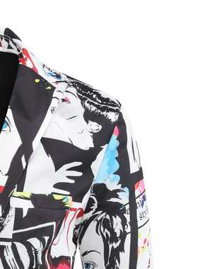New Men's Fashion Suit Party Coat Casual Slim Fit Blazer But