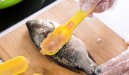 1PC Fish Scale Scraper Fish Knife Kitchen Accessories-图1