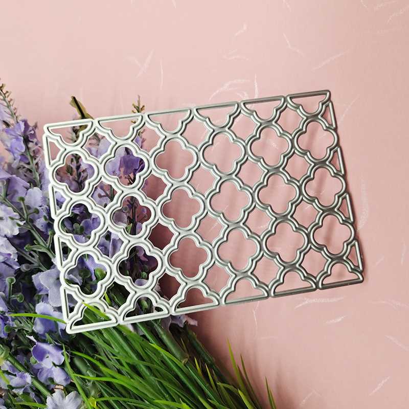 2022 New christmas Flowers Frame Metal Cutting Dies Stencil - 图1