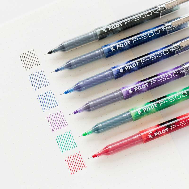 Pilot P500 P700 Gel Ink Pen Extra Fine Ball Point Pens Wate-图0