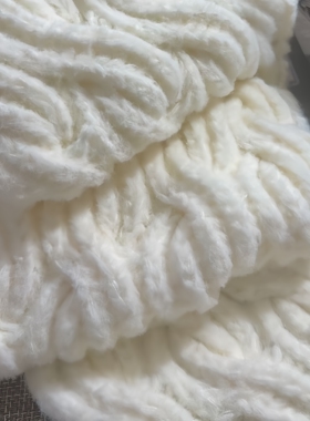 双面麻花围巾毛线手工diy编织