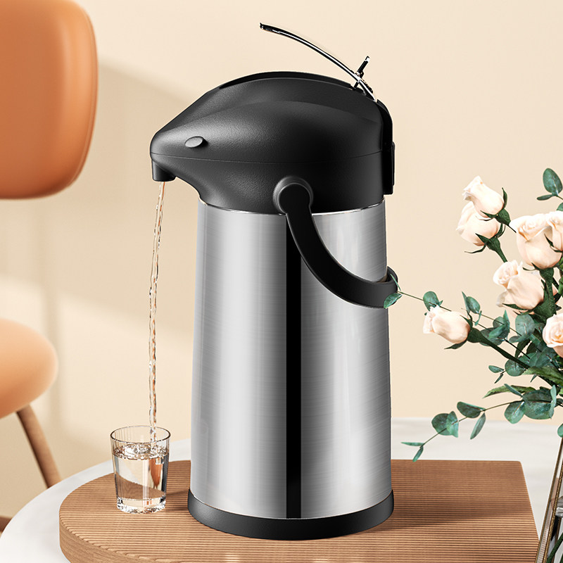 气压式暖壶按压式大容量家用热水壶 德明热水瓶