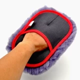 Autobright Car Flay Glove, чтобы вытереть плюшево -медвежую лапу с высокой четкой шерсти специальной чистки пены, не повредив краску