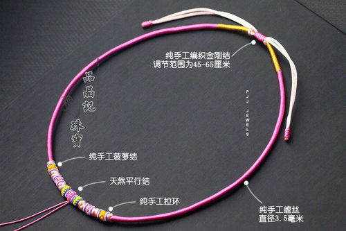 中国风汉服吊坠挂绳民族风穗子流苏古风旗袍褙子配饰压襟项圈儿童 - 图0