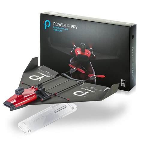 PowerUp X FPV纸飞机无人机 美国进口VR智能powerup4.0遥控纸飞机 - 图3
