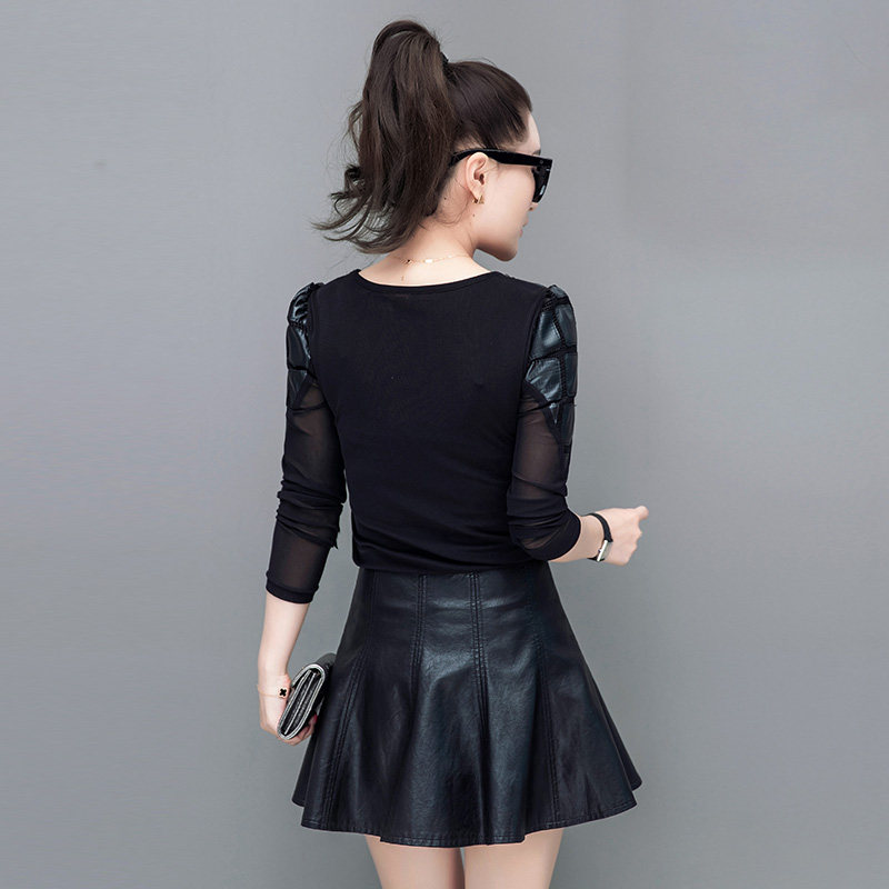 蕾丝长袖2020新款潮气质性感小衫 奕林鸟蕾丝衫/雪纺衫