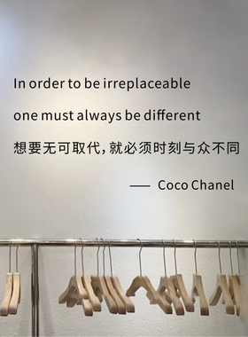 简约ins风英文字贴服装