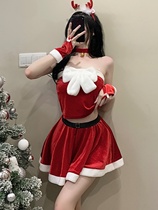 Lingerie Women Christmas Dating Wardrobes Suit Rabbit Girl Cosplay Clothing Sexy Ladies Pyjamas Sleeping Dress Uniform