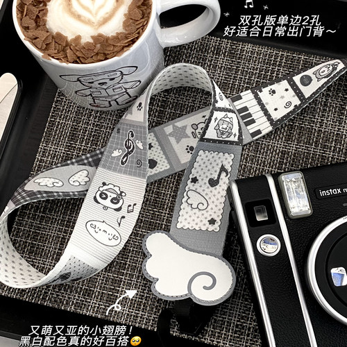 原创可爱多功能手机挂绳单反拍立得通用照相机斜挎挂脖配件痛肩带 - 图1