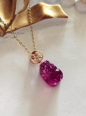 mini瑞铺18k金镶嵌配手链小吊坠