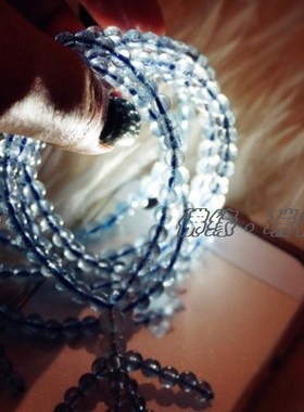 瑞铺水晶天然纤细净透女海蓝宝