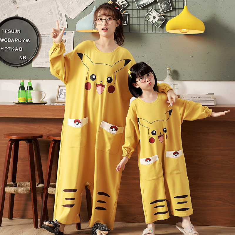 儿童春秋季纯棉长袖冬天微胖睡裙 甜雪妮睡裙