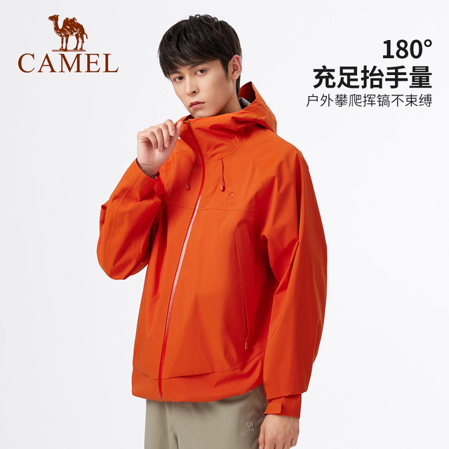 Camel King Kaijia ULTRA Jacket 3L Hard Shell Single Rush Series PRO Professional DX Waterproof Mountaineering Jacket ສໍາລັບຜູ້ຊາຍ