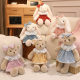 Running bear doll rabbit doll sleeping pillow cloth doll plush toy children's birthday gift for women