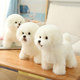 Korean Bichon Frise Puppy Simulation Dog Toy Ornaments