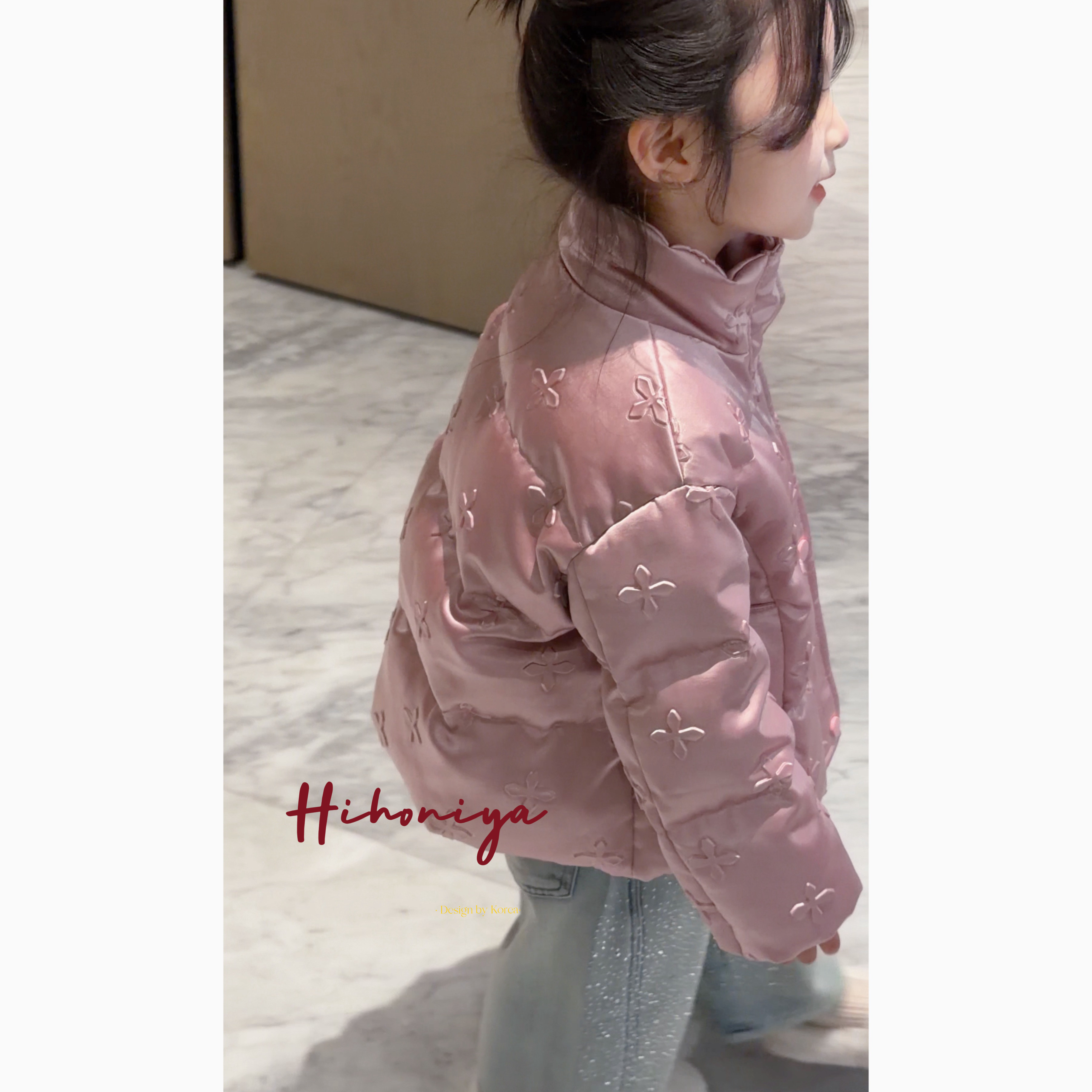 Spring韩国童装2026冬季新款亲子甜美粉色立领羽绒服女童保暖外套,淘宝优惠券,粉丝福利购,淘宝优惠卷