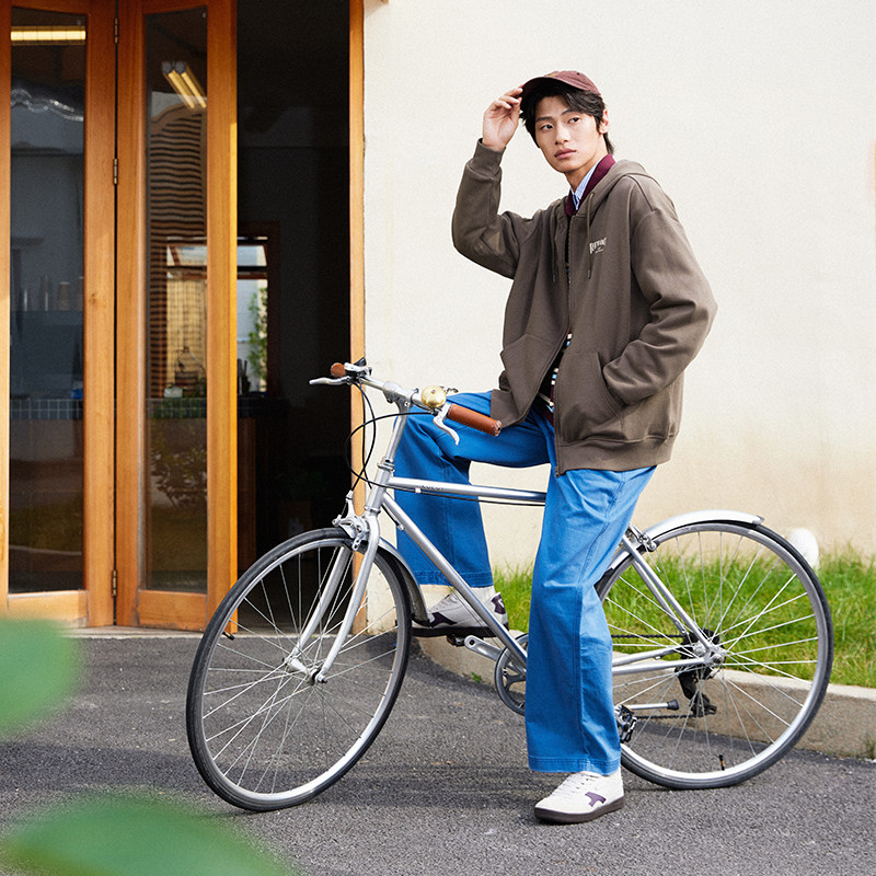 361男装2025秋冬新款连帽开襟绒里卫衣男士宽松舒适运动休闲外套,淘宝优惠券,粉丝福利购,淘宝优惠卷