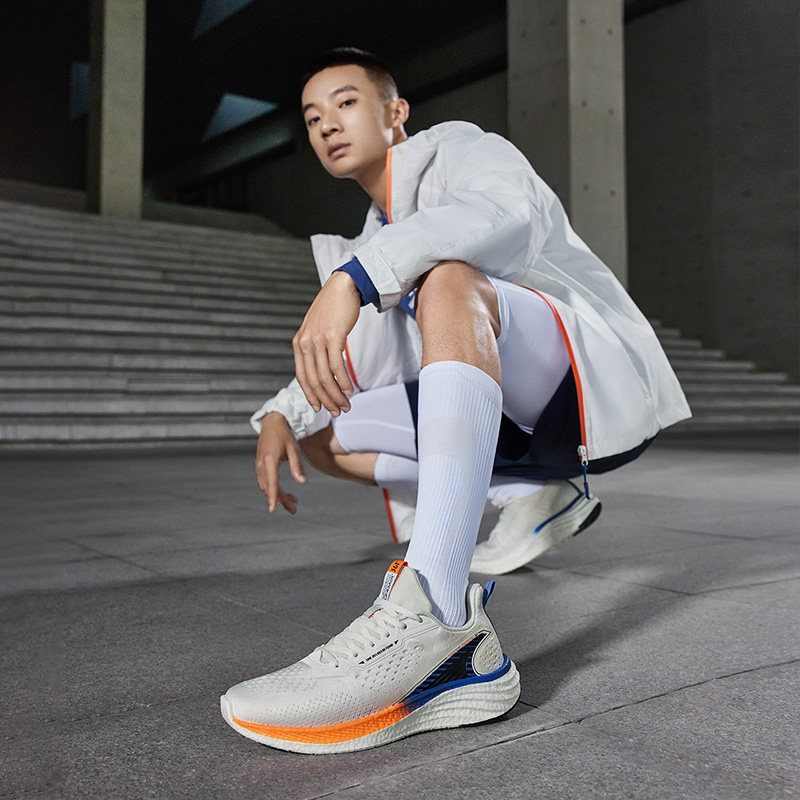 爆沫td361 2022秋季网面透气男男鞋 361度跑步鞋