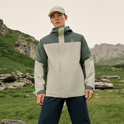 361山河衣男女三合一防风雨屏冲锋衣