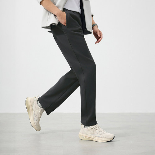 361运动裤男2026年春季宽松直筒针织平口长裤户外休闲裤跑步裤 - 图1