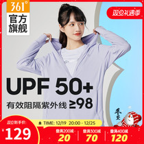 Ice Ice Cold 361 Women Sports Jacket Skin Coat Sunscreen Anti-UV Summer Ice Sensation Breathable Thin Sunscreen