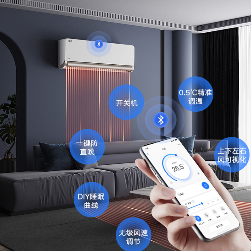 美的大1.5匹一级能效变频空调 启帆大家电空调