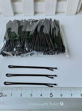 黑色金色一字夹发卡发饰