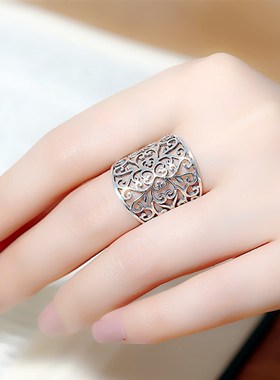 新品韩版个性复古戒指简约民族风