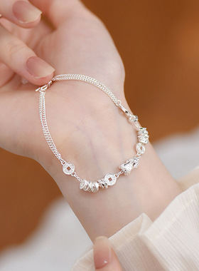 新品钱币貔貅手链女士款轻奢小众