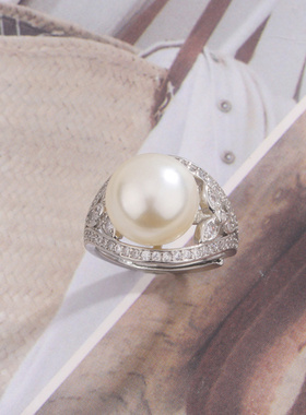 新品新款圆珠戒指时尚高级感圆珠