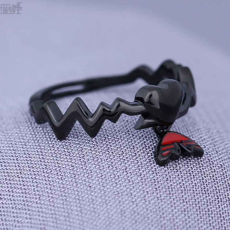 辉夜会长对戒 辉夜大小姐想让我告白S925银首饰二次元动漫周边 - 图0