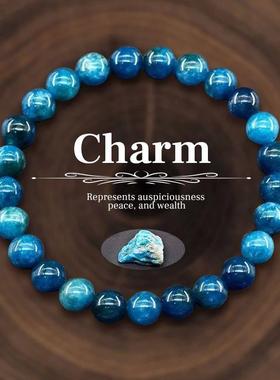 Natural Stone Beads Bracelet For Women Men Amethysts Crystal