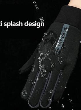 Winter Gloves Women Cycling Bike Thermal Fleece Cold Resista
